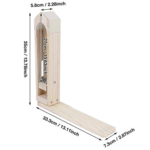 360° Rotation Wood Leather Craft Hand Stitching Pony Horse Leather...