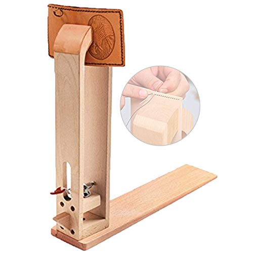 360° Rotation Wood Leather Craft Hand Stitching Pony Horse Leather...