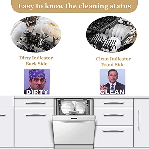 2 Pack Clean and Dirty Magnet，Dishwasher Magnet Clean Dirty Sign ...