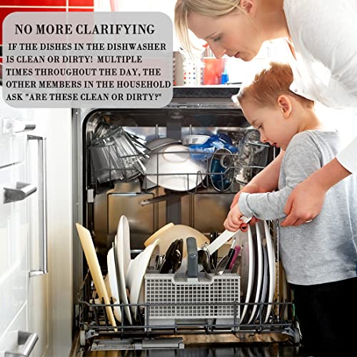 2 Pack Clean and Dirty Magnet，Dishwasher Magnet Clean Dirty Sign ...