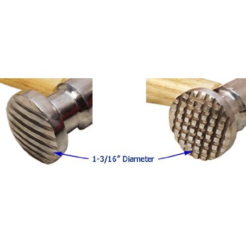 DBM Amazon Checkered Stripe Square Texturing Hammer Jewelry Metal ...