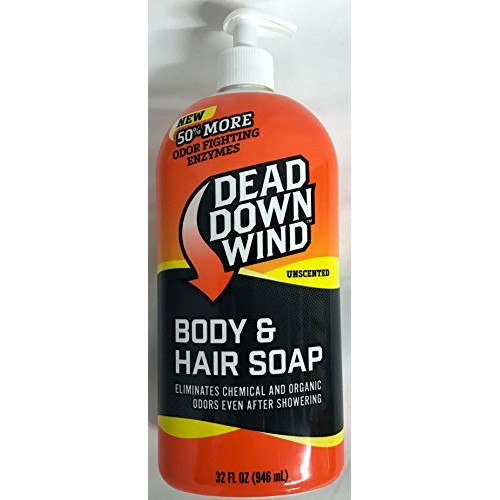 Dead Down Wind Body & Hair Soap 32 oz Pump Top - Unscented - Hunti...