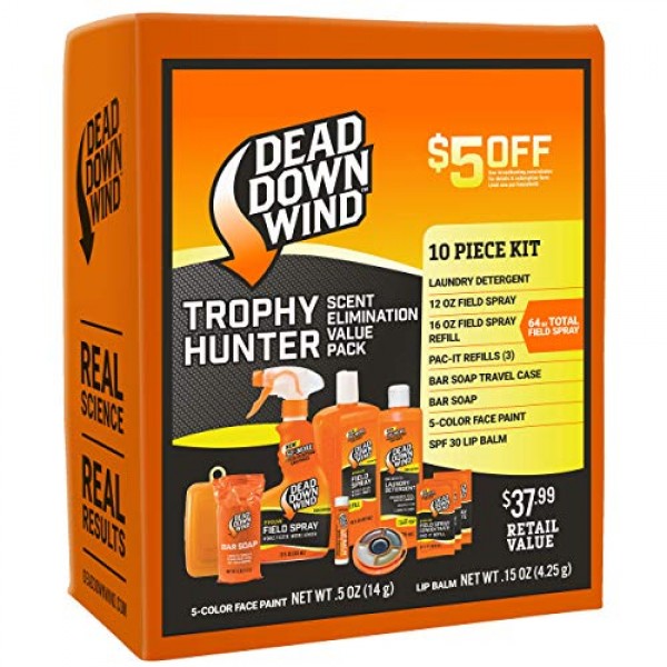 Dead Down Wind Trophy Hunter Kit | 10 Piece | Hunting Accessories ...
