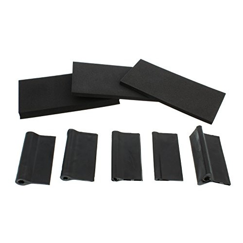 DCT Contour Detail Sanding Grip Pad Wedge Block 8-Pack Set - Flexi...