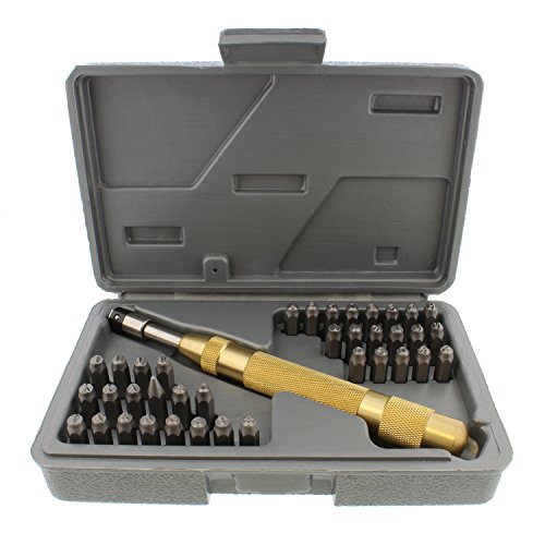 DCT Metal Stamping 37pc Tool Kit - Alphabet, Number, Symbol Stamps...