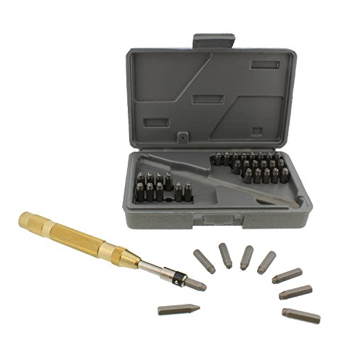 DCT Metal Stamping 37pc Tool Kit - Alphabet, Number, Symbol Stamps...