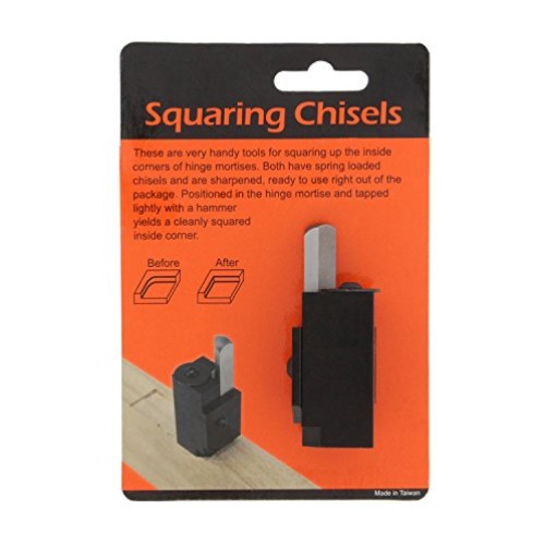 DCT Wood Round Corner Chisel Squaring Tool for Squaring Hinge Rece...