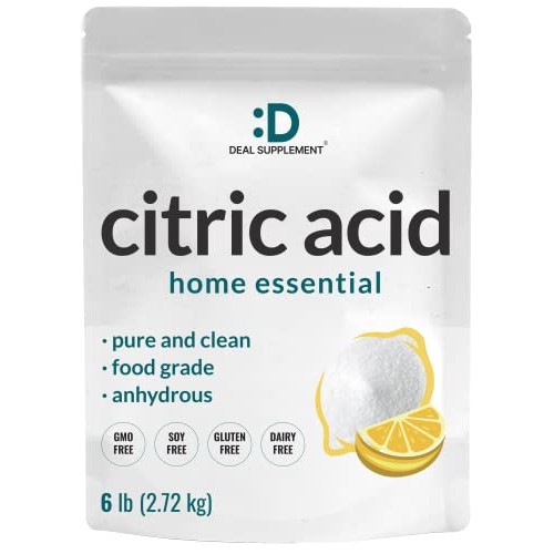 Citric Acid 6 Pounds | Fine Granular Powder, Food Grade, Bulk Supp...