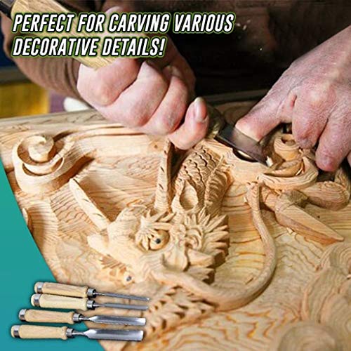 DealinM Wood Carving Gouge Chisel,Wood Carving Tools Bowl Carving ...