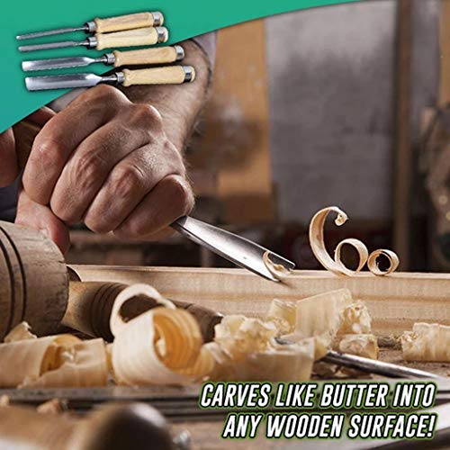 DealinM Wood Carving Gouge Chisel,Wood Carving Tools Bowl Carving ...