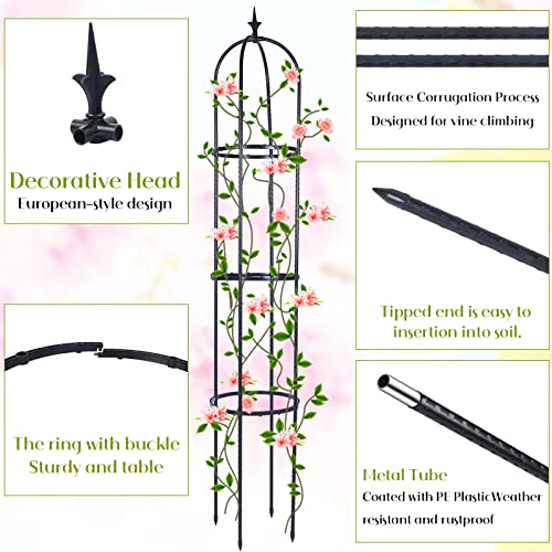 Trellis for Climbing Plants Outdoor, Deaunbr Garden Plant Support ...
