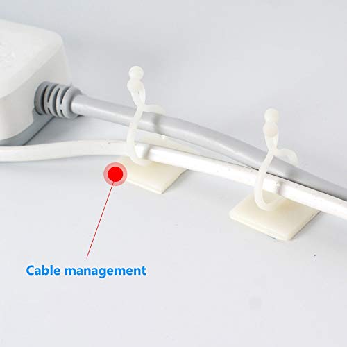 debieborahtoys 100Pcs Plant Climbing Wall Fixture Clips Self-Adhes...