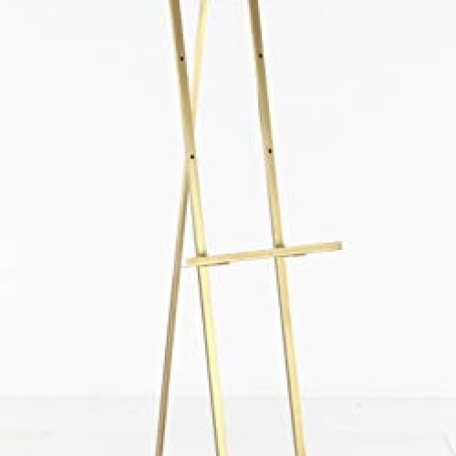 Deco 79 45840 Contemporary Elegant Metal Easel, 57H x 17L, Smoot...