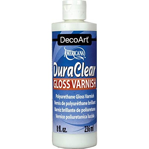 DecoArt DS19-9 American DuraClear Varnishes, 8-Ounce, DuraClear Gl...