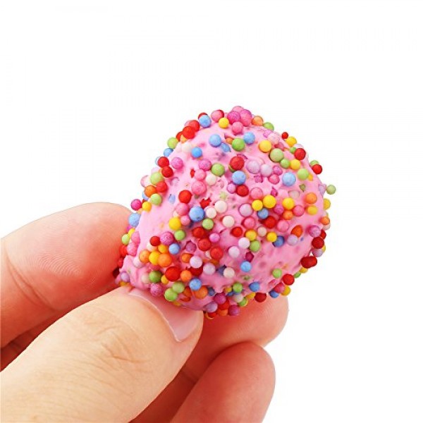 DECORA 80000 Pieces Styrofoam Balls Slime Supplies Colorful Foam B...