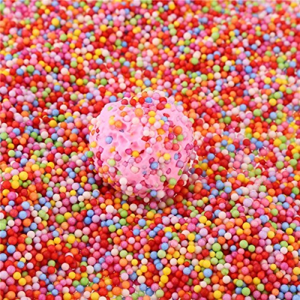 DECORA 80000 Pieces Styrofoam Balls Slime Supplies Colorful Foam B...