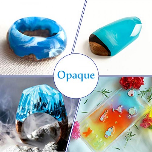 18 Color Epoxy UV Resin Pigment - Liquid Epoxy Resin Dye Transpare...