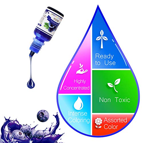 Epoxy Resin Pigment - 15 Color Liquid Epoxy Resin Dye - Highly Con...