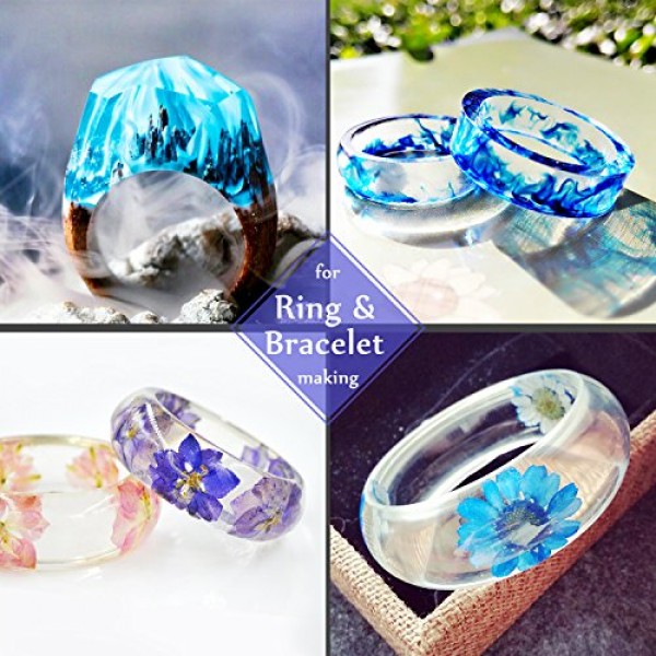 UV Resin - Crystal Clear Hard Type Glue Ultraviolet Curing Resin f...