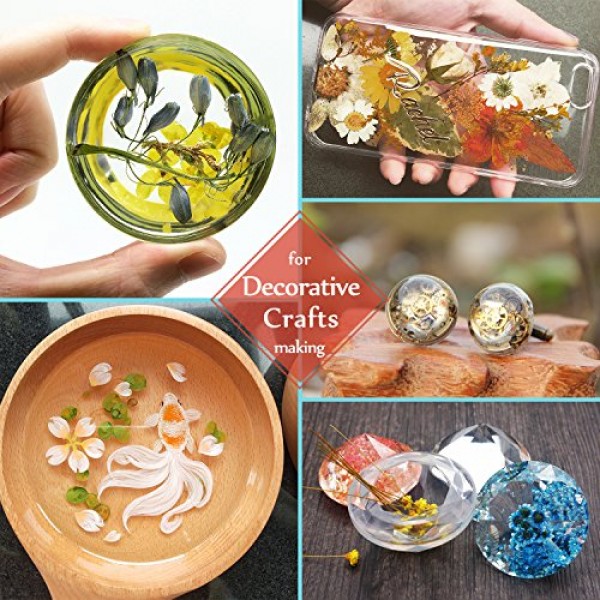 UV Resin - Crystal Clear Hard Type Glue Ultraviolet Curing Resin f...