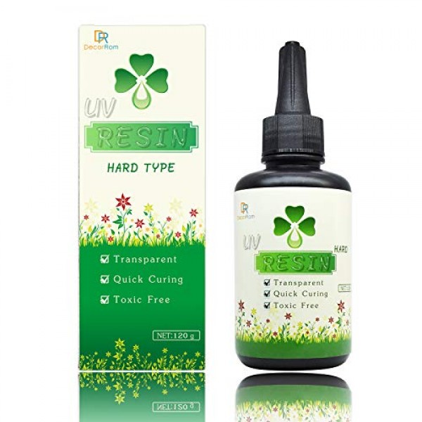 UV Resin - Crystal Clear Hard Type Glue Ultraviolet Curing Resin f...