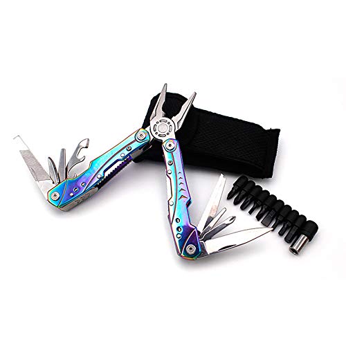 Multitool Pliers, Pocket Knife Camping Tool Pliers, 10 in 1 Knife ...