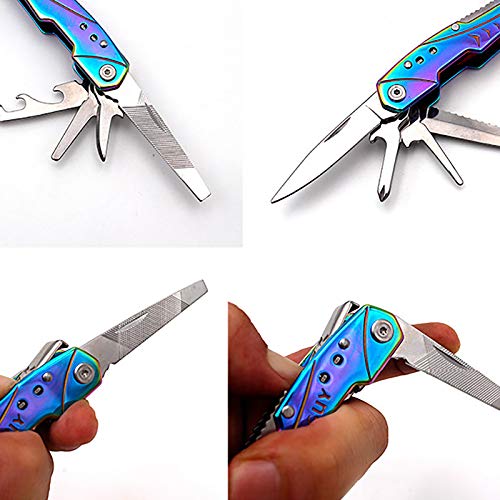 Multitool Pliers, Pocket Knife Camping Tool Pliers, 10 in 1 Knife ...