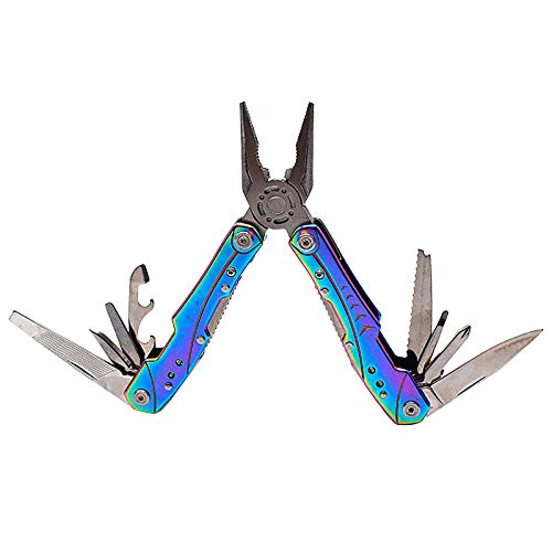 Multitool Pliers, Pocket Knife Camping Tool Pliers, 10 in 1 Knife ...