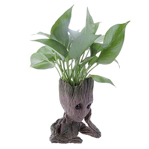 Baby Groot Flowerpot Cute Action Figures Model Pen Pot Holder Hero...