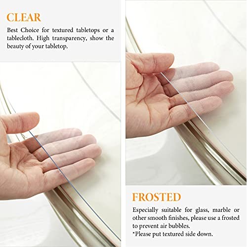 Deep Dream 1.5mm Clear Desk Cover Protector, 14×24 Inch Clear Desk...