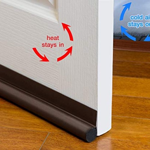 deeTOOL MAN Door Draft Stopper 36” : One Sided Door Insulator with...