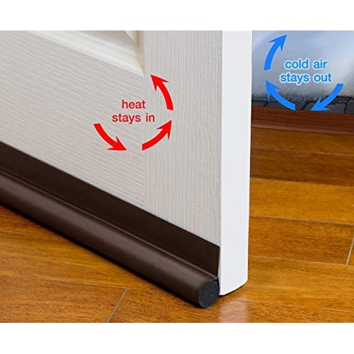 deeTOOL MAN Door Draft Stopper 36” : One Sided Door Insulator with...