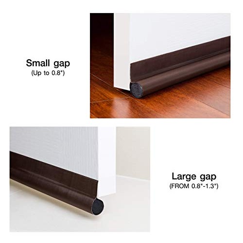 deeTOOL MAN Door Draft Stopper 36” : One Sided Door Insulator with...