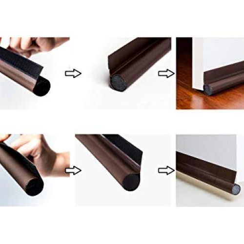 deeTOOL MAN Door Draft Stopper 36” : One Sided Door Insulator with...