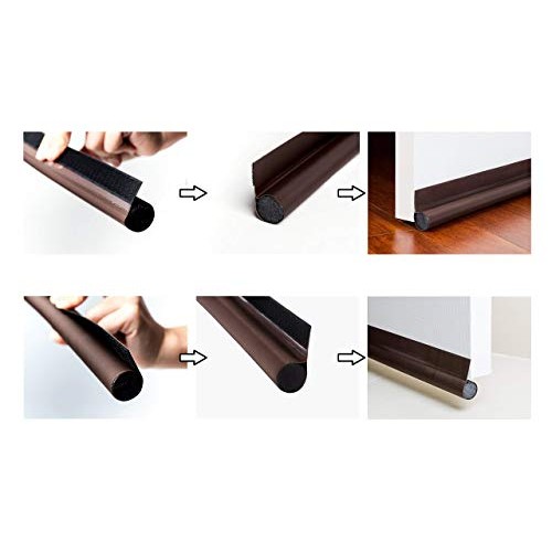 deeTOOL MAN Door Draft Stopper 36” : One Sided Door Insulator with...