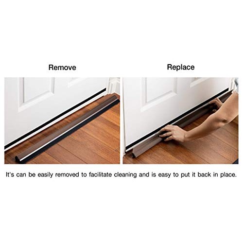 deeTOOL MAN Door Draft Stopper 36” : One Sided Door Insulator with...