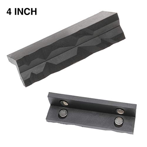 DEF 4 Vise Jaws Pads with Magnetic, Soft Vice Jaws Cover, Multi-P...