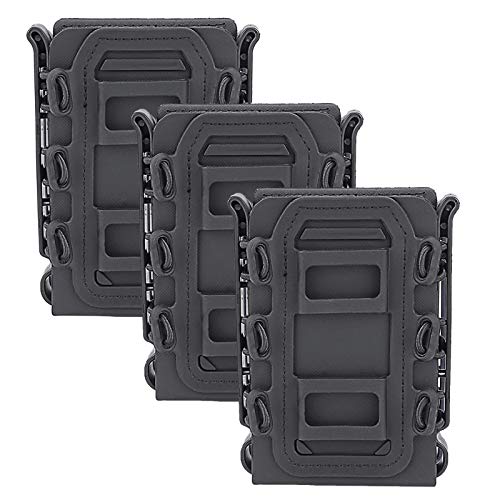 Dekoo Mag Pouch, 3PCS Tactical Magazine Pouches Molle Fastmag Soft...