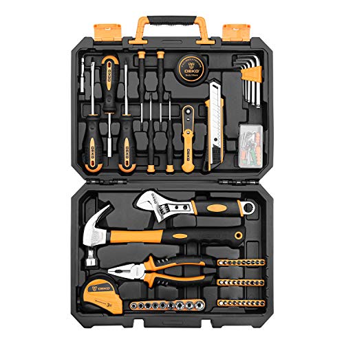 DEKOPRO 100 Piece Home Repair Tool Set,General Household Hand Tool...