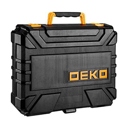 DEKOPRO 126 Piece Power Tool Combo Kits with 8V Cordless Drill, 10...