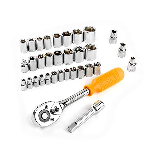 DEKOPRO 128 Piece Tool Set-General Household Hand Tool Kit, Auto R...