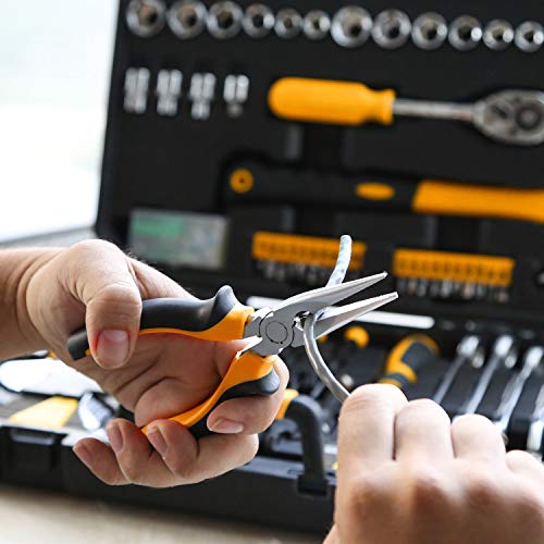 DEKOPRO 128 Piece Tool Set-General Household Hand Tool Kit, Auto R...