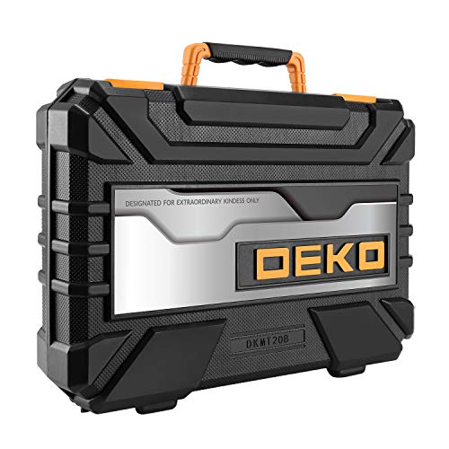 DEKOPRO 208 Piece Tool Set,General Household Hand Tool Kit with Pl...
