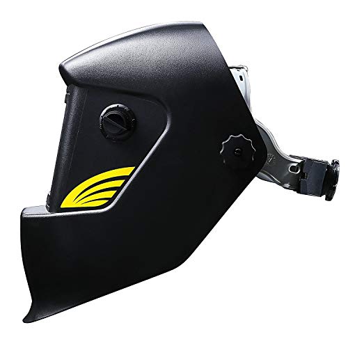 DEKOPRO Welding Helmet Solar Powered Auto Darkening Hood with Adju...