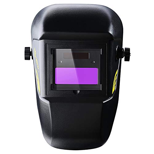 DEKOPRO Welding Helmet Solar Powered Auto Darkening Hood with Adju...