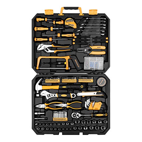 MERRCO 198 Piece Home Repair Tool Kit, General Household Hand Tool...