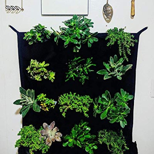 12 Pocket Indoor Waterproof Vertical Living Wall Planter
