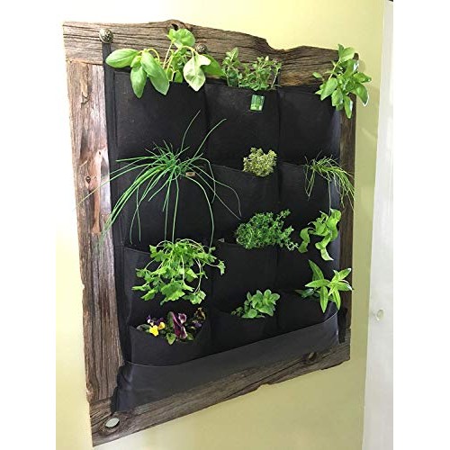 12 Pocket Indoor Waterproof Vertical Living Wall Planter