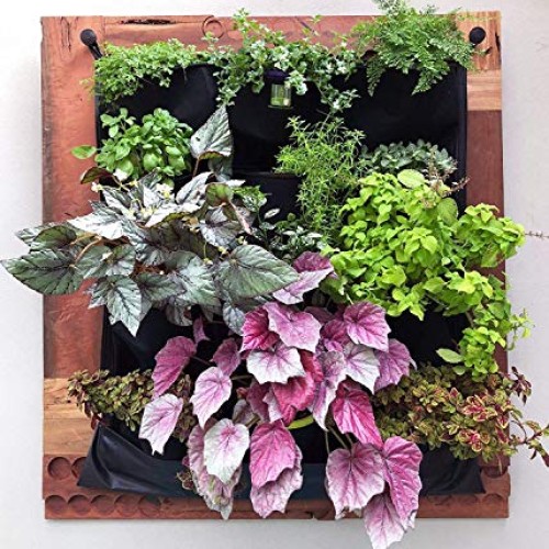 12 Pocket Indoor Waterproof Vertical Living Wall Planter