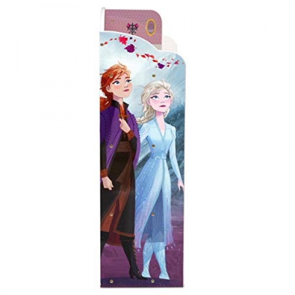 Delta Children Wooden Playhouse 4-Shelf Bookcase for Kids, Frozen II